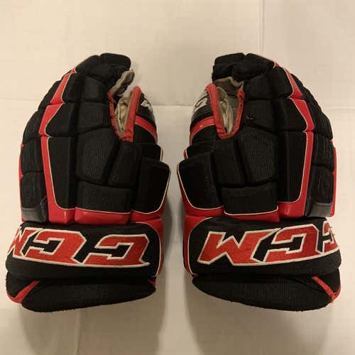 Black Senior CCM 13" Pro Stock Gloves