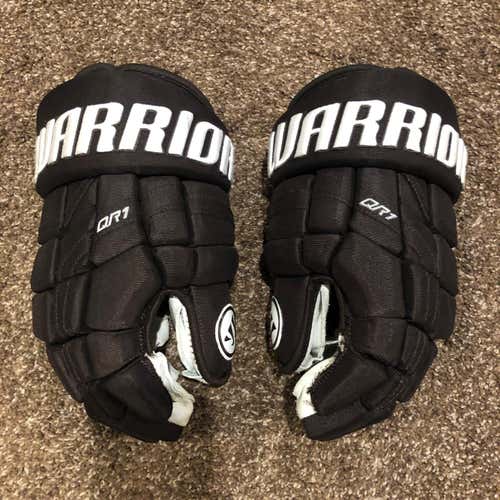 Boston Bruins Winter Classic Brown Used Senior Warrior QR1 Gloves 14" Pro Stock