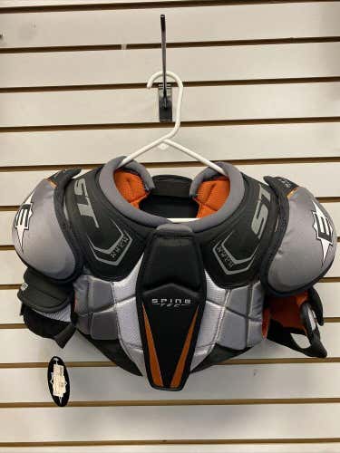 Easton Synergy ST16 Ice Hockey Shoulder Pad - Junior Boys Medium Spine Tex Shox