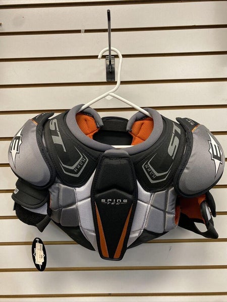 Easton Synergy ST16 Ice Hockey Shoulder Pad - Junior Boys Medium Spine Tex Shox