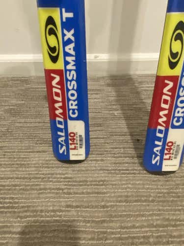 Salomon All Mountain Crossmax 140 CM Skis With Bindings - Great Condition - Barely Used