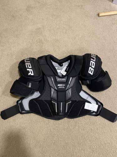 New Senior Medium Bauer Pro Shoulder Pads Pro Stock