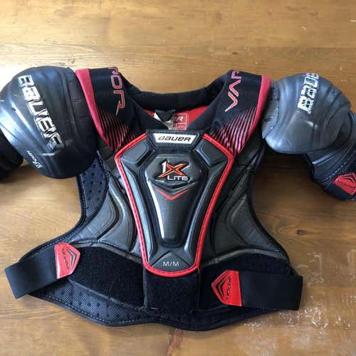 Senior Medium Bauer Vapor 1X Shoulder Pads