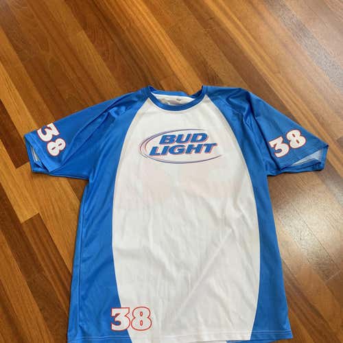 Bud Light Lacrosse Club Team Summer Jersey Shirt Men’s XL Sublimated #38