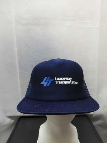 Vintage Leaseway Transportation Mesh Trucker Snapback Hat