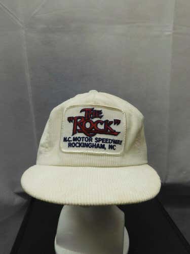Vintage NC Motor speedway The Rock Courdory Snapback Hat Rockingham
