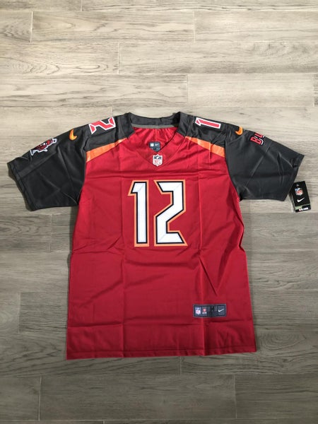 Red Nike NFL Tampa Bay Buccaneers Brady #12 Shirt