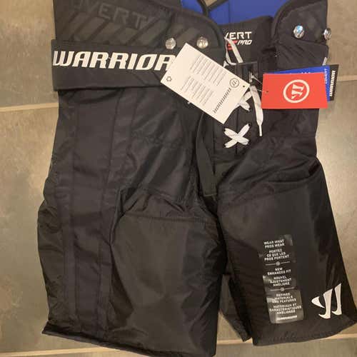 Black Senior Small Warrior Covert QRE Pro Pro Stock Hockey Pants