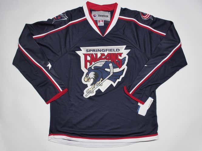 Brand New Springfield Falcons Jersey AHL (Columbus Blue Jackets)