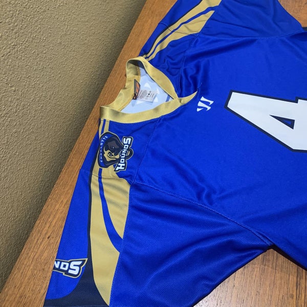 Charlotte Hounds Large Warrior #4 Sawyer Jersey