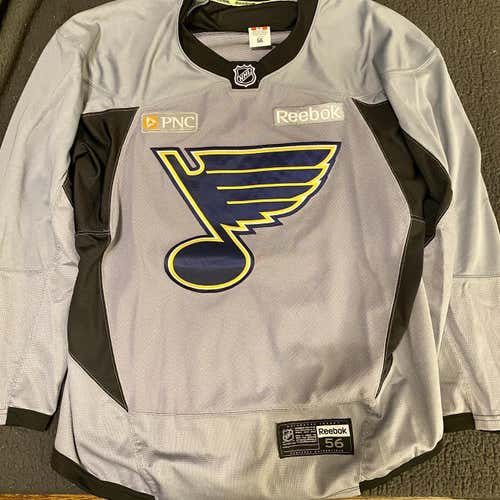 St Louis Blues Size 56 Reebok Pro Stock Jersey