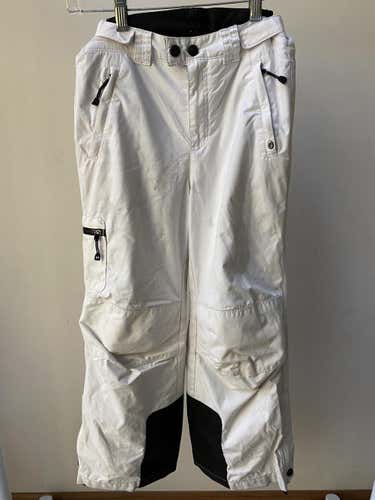 White Used Youth Unisex Size 8 Other Ski Pants