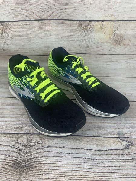 NEW Brooks Ricochet DNA Black Nightlife Blue Neon Running  display picture 3