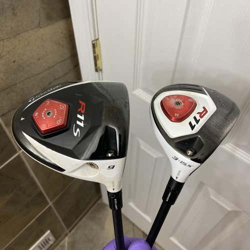 TaylorMade R11S Driver 9.5and R11 3 Fairwaywood 15* Flex Stiff RH