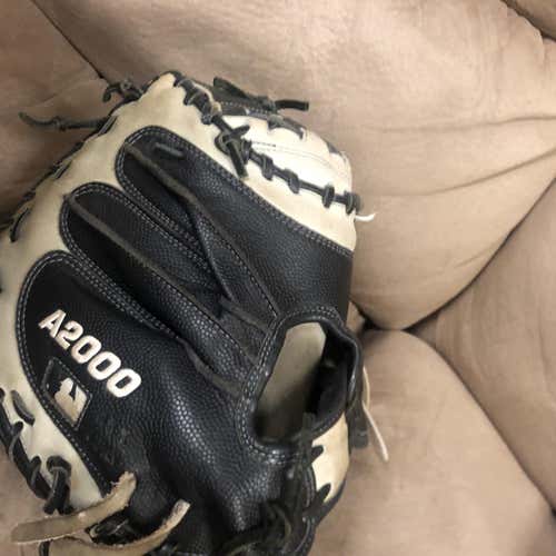Black High School/College Catcher's A2000 34" Baseball Glove