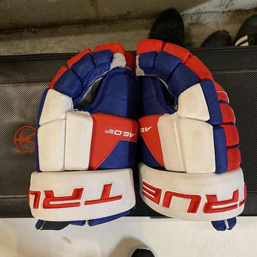 TRUE Hockey A6.0 Gloves - 14 Inch - Red White Blue