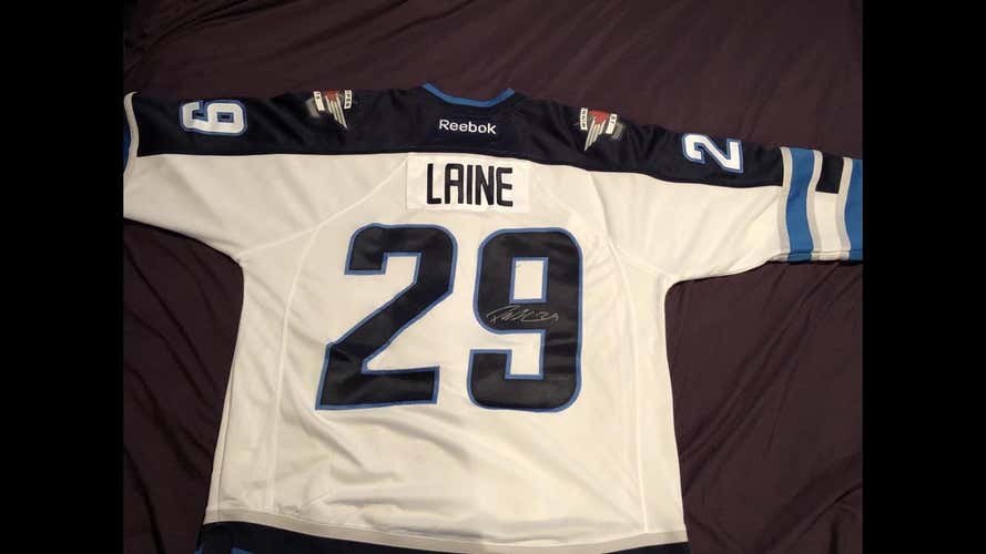 Authentic Replica Patrik Laine Signed Jersey