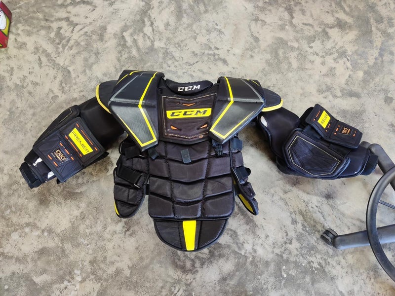 Used Senior XL CCM Premier Pro Chest and Arm Protector Goalie Chest Protector