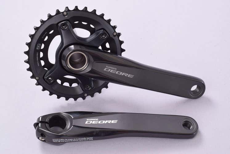 Shimano Deore FC-M6000-2 Crankset 2x10 Speed 175mm 34/24T Mountain Bike