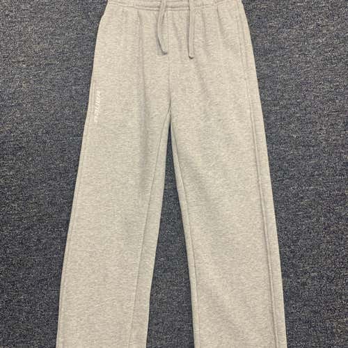 Bauer Team Core Hockey Sweatpants Gray Youth XS New