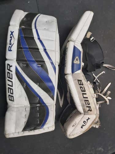 Used 33" Bauer RX8 Goalie Leg Pads