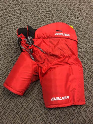 Red Senior Large Bauer Supreme One40 Hockey Pants