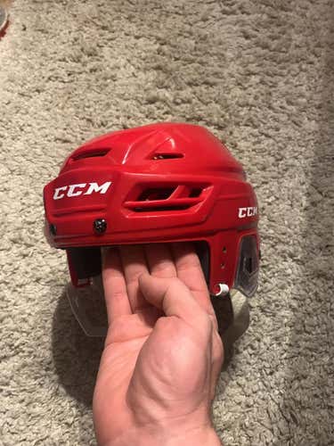 Red Used Large CCM Tacks 310  Helmet