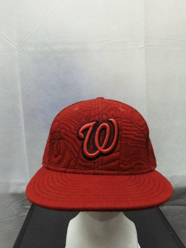 Vintage Washington Nationals New Era Fitted Hat 7 1/2 – Mass Vintage