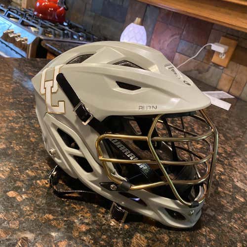 Gray Adult Player's Warrior Burn Helmet