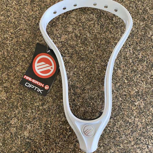 White New Attack & Midfield Unstrung Optik Head
