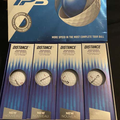 White New TaylorMade TP5 12 Pack (1 Dozen) Balls