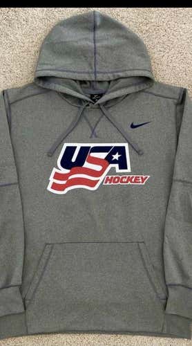 TEAM ISSUED-USA Hockey Hoodie (Large)