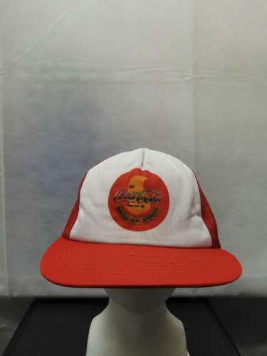 Vintage Sell Coca-Cola Smilin' Man Mesh Trucker Snapback Hat