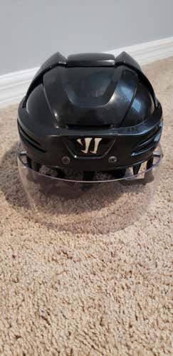 Black Used Medium Warrior Helmet with half shield