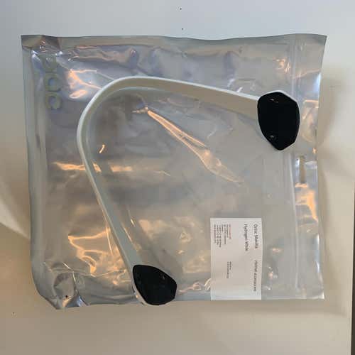 White Kid's  POC Orbic Maxilla Helmet FIS Legal