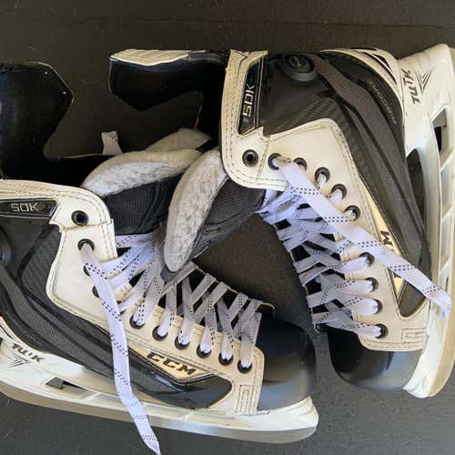 Senior CCM RibCor 50K Regular Width Pro Stock Size 8.5 Hockey Skates