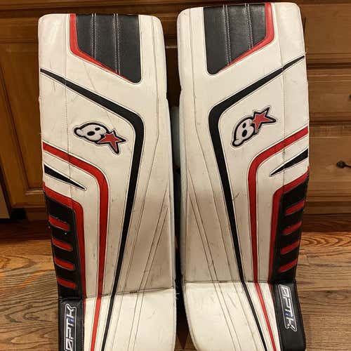 Black Senior 33" Brian's OPTiK  Goalie Leg Pads