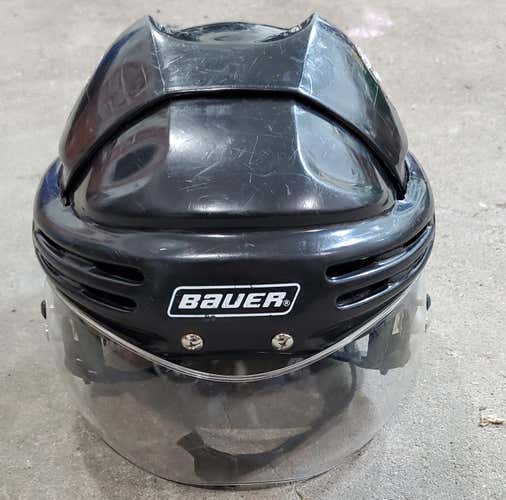 Black Used Large Bauer HH 5000 Helmet with Wave Visor