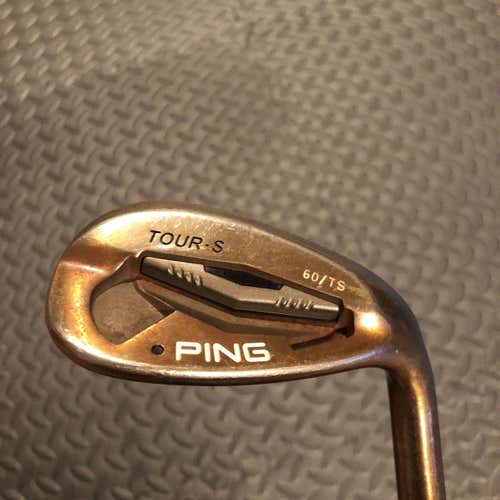 Men's Right Handed Ping Tour-S Rustique 60 Degree Wedge Flex Steel Shaft Wedge