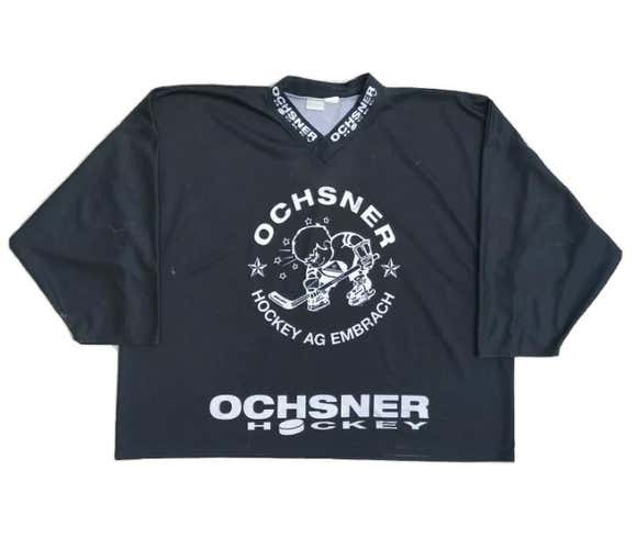 Black Adult Men's XXL Oshner Jersey Pro Stock