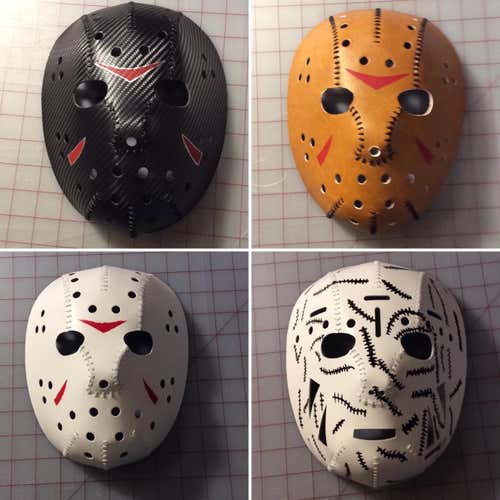 Hand Made Halloween mask - Jason goalie mask