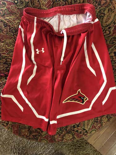 Calvert Hall Lax Red Game Shorts. XL