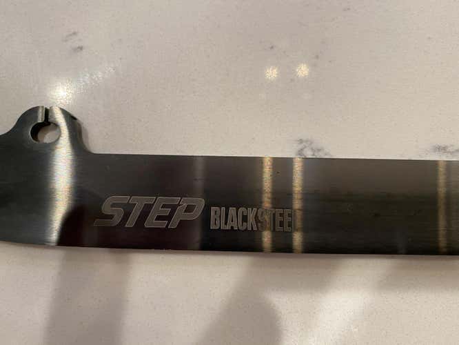 Step Steel (Blacksteel) for goalie.