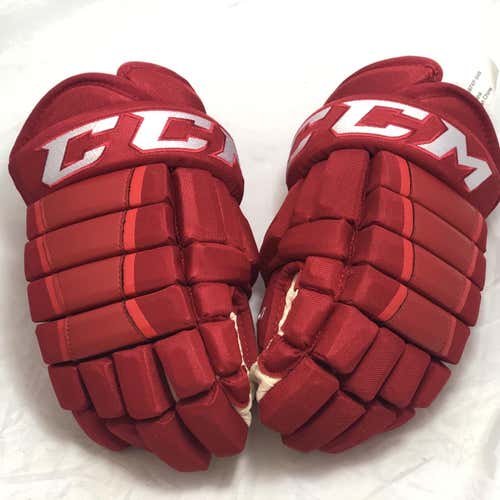 New CCM HG97XP Detroit Red Wings 14” Pro Stock Gloves