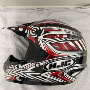 Used Red Large HJC Motocross Helmet