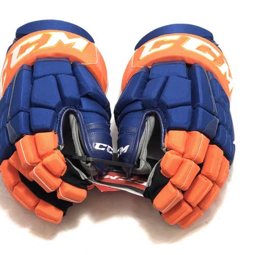 New CCM HGCL Evan Bouchard Edmonton Oilers 14" Pro Stock Gloves