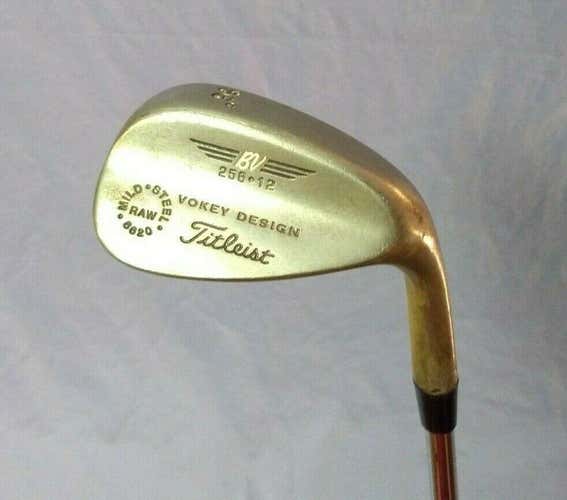 Titleist Vokey Design 56* Mild Steel Wedge (56-12) Stiff DG S300 Shaft, #0020 RD