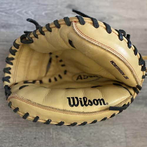 Brown Kid Pitch (9YO-13YO) Catcher's A500 32" Baseball Glove