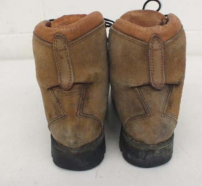 Vintage Dunham Classic Padded Brown Leather Hiking Boots w  display picture 1