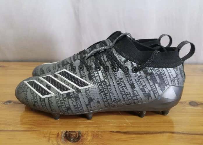 Black Unisex Molded Cleats Low Cut